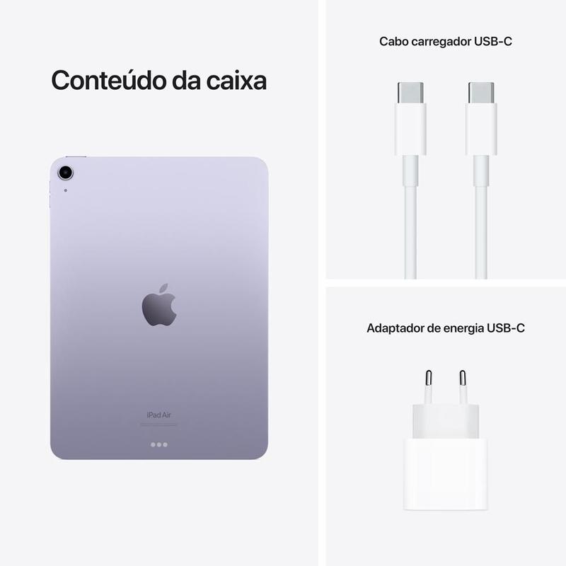 Apple iPad Air (5ª geração, Wi-Fi, 64 GB) - Roxo - iPad Air